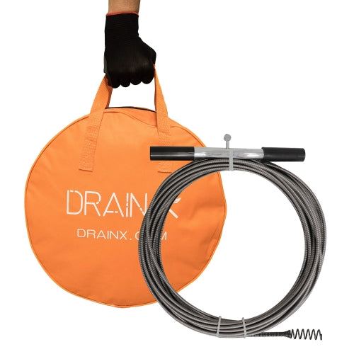 1/4"" x 50' Easy Twist Drain Auger Plumbing Cables