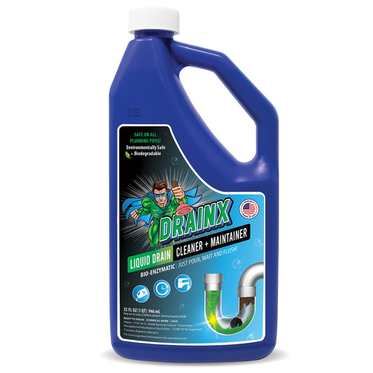 Drain Cleaner and Maintainer Solution, 1 Quart, 32 fl oz