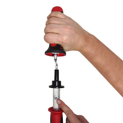 3FT Toilet Auger with Heavy Duty Bulbhead | Use with Drill or Manually