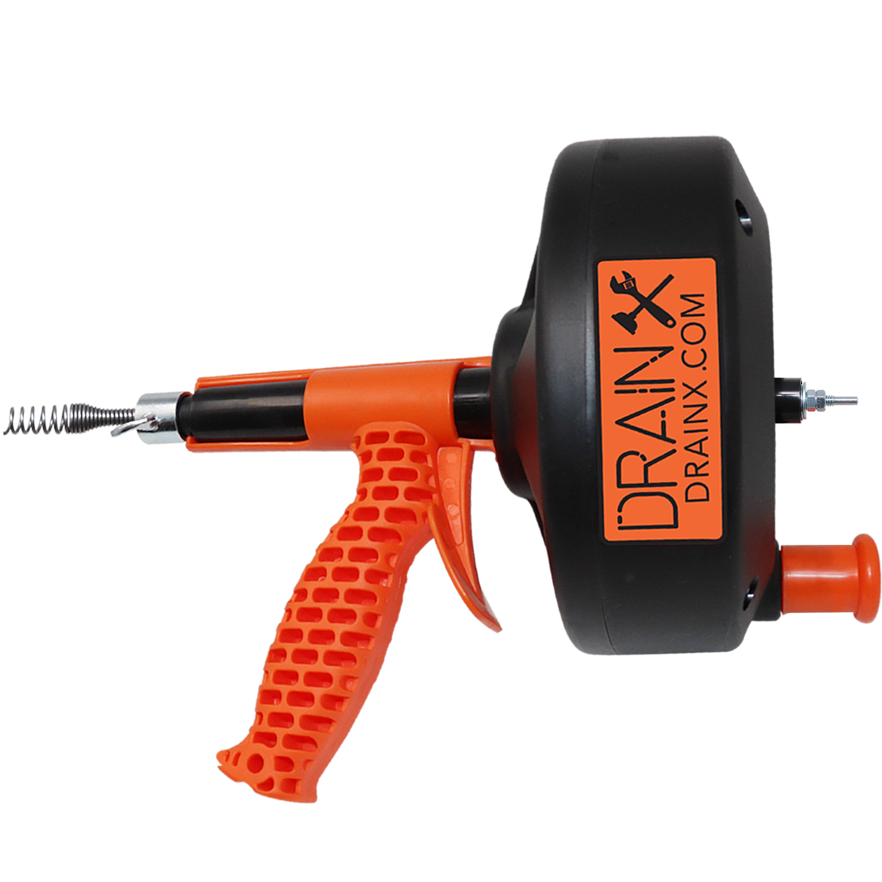 25 FT Ergonomic Load Support Drain Auger with Drill Adapter – DrainX